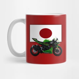 Japanese Ninja Kawasaki Motorcycle Mug